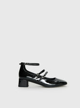 Berta Heels Black Patent