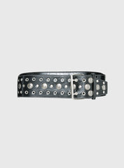 Rhomana Studded Belt Black